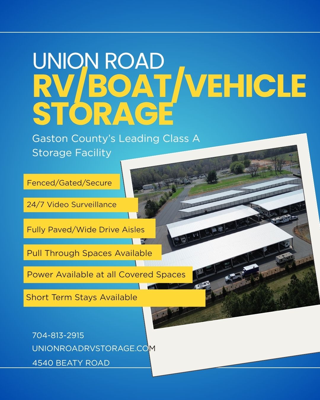 Union Road RV, Boat and Vehicle Storage